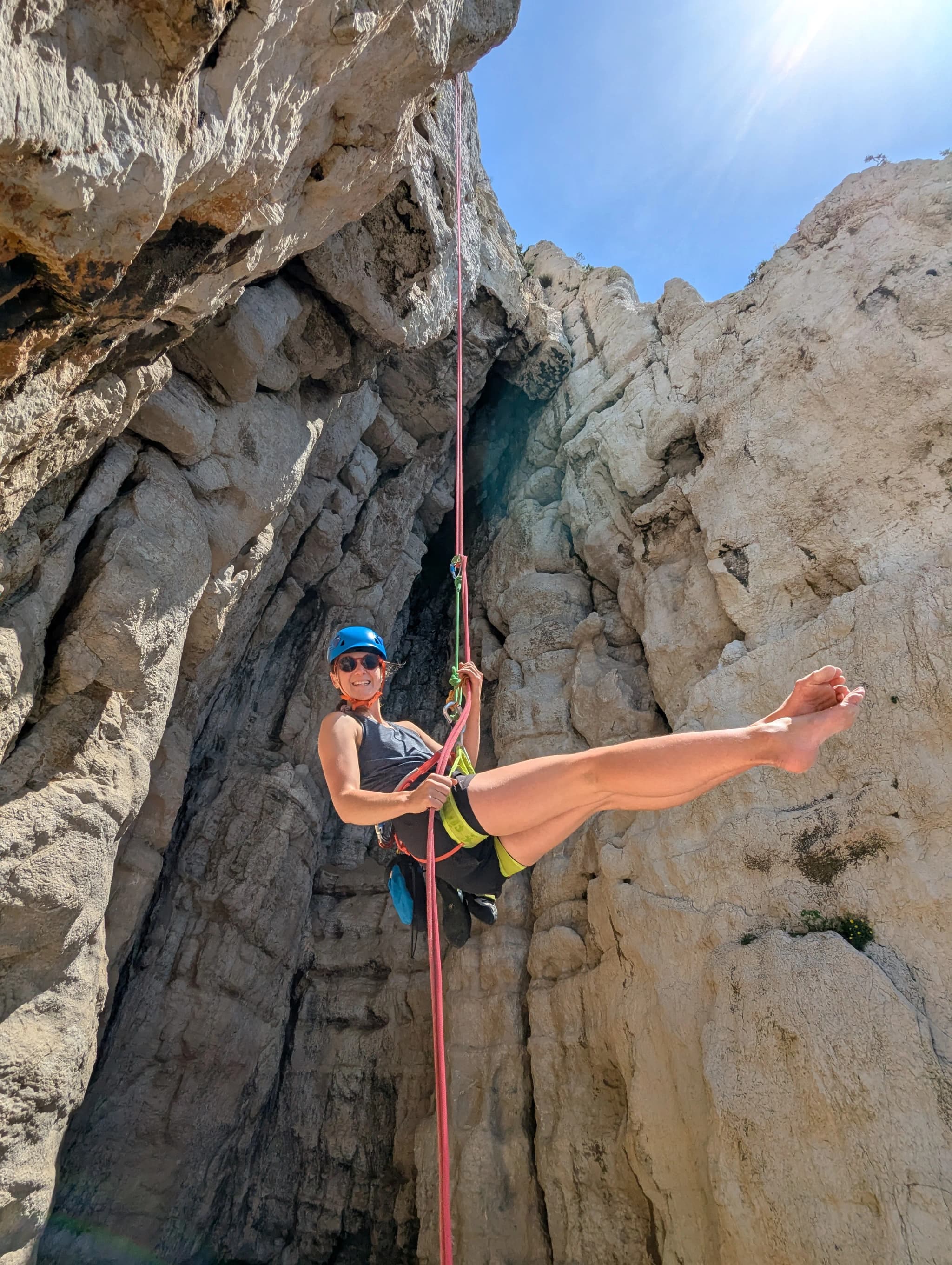 Escalade dans le massif des Calanques
